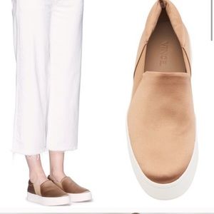 Vince “Warren” platform sneaker metallic